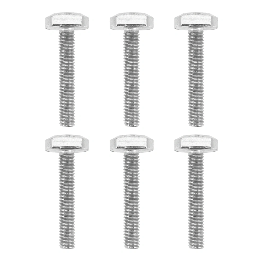 6pcs T Slot Bolt Stainless Steel M6x35 Hammer Head Bolt Sliding Screw Accessory