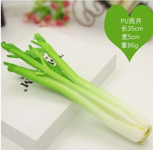 Artificial Celery Toy Realistic Vegetable Ornament Celery Model Toy Farmhouse Decoration