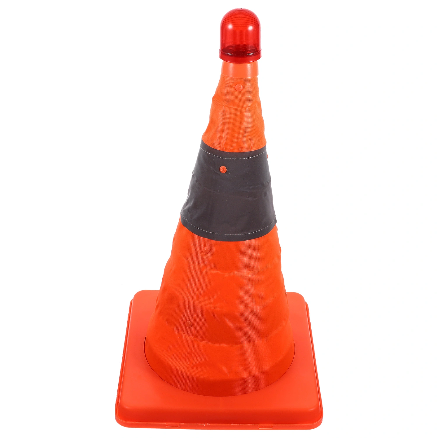 Collapsible Cone 45cm Multi-function Reflective Traffic Safety Road Cone With LED Light