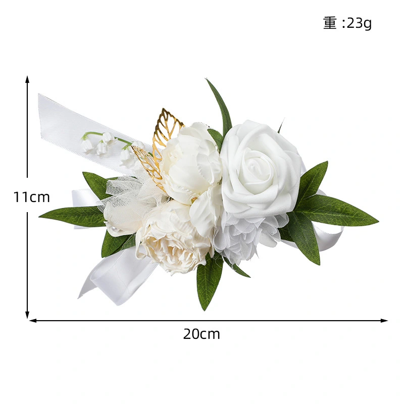 Artificial Rose Corsage Ribbon Corsage Flower Corsage Wedding Corsage Bridesmaids Corsage