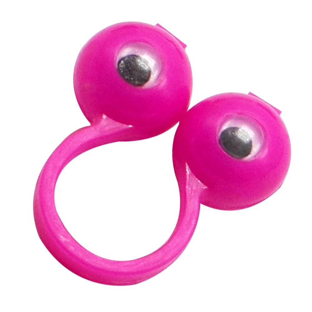 50PCS Eye Finger Puppet Googly Eyes Rings Eyeball Rings Finger Toy Party Props - Size L (Random Color)