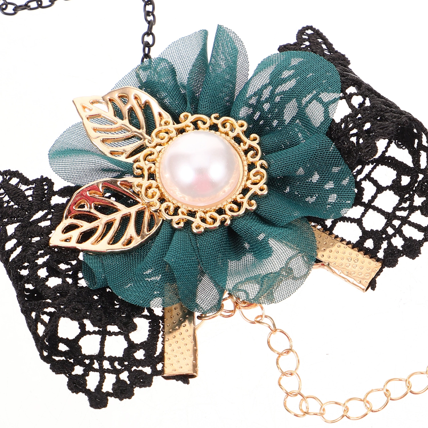 Lace Bracelet Ring Bracelet Flower Charm Bracelet Flower Finger Ring Bracelet