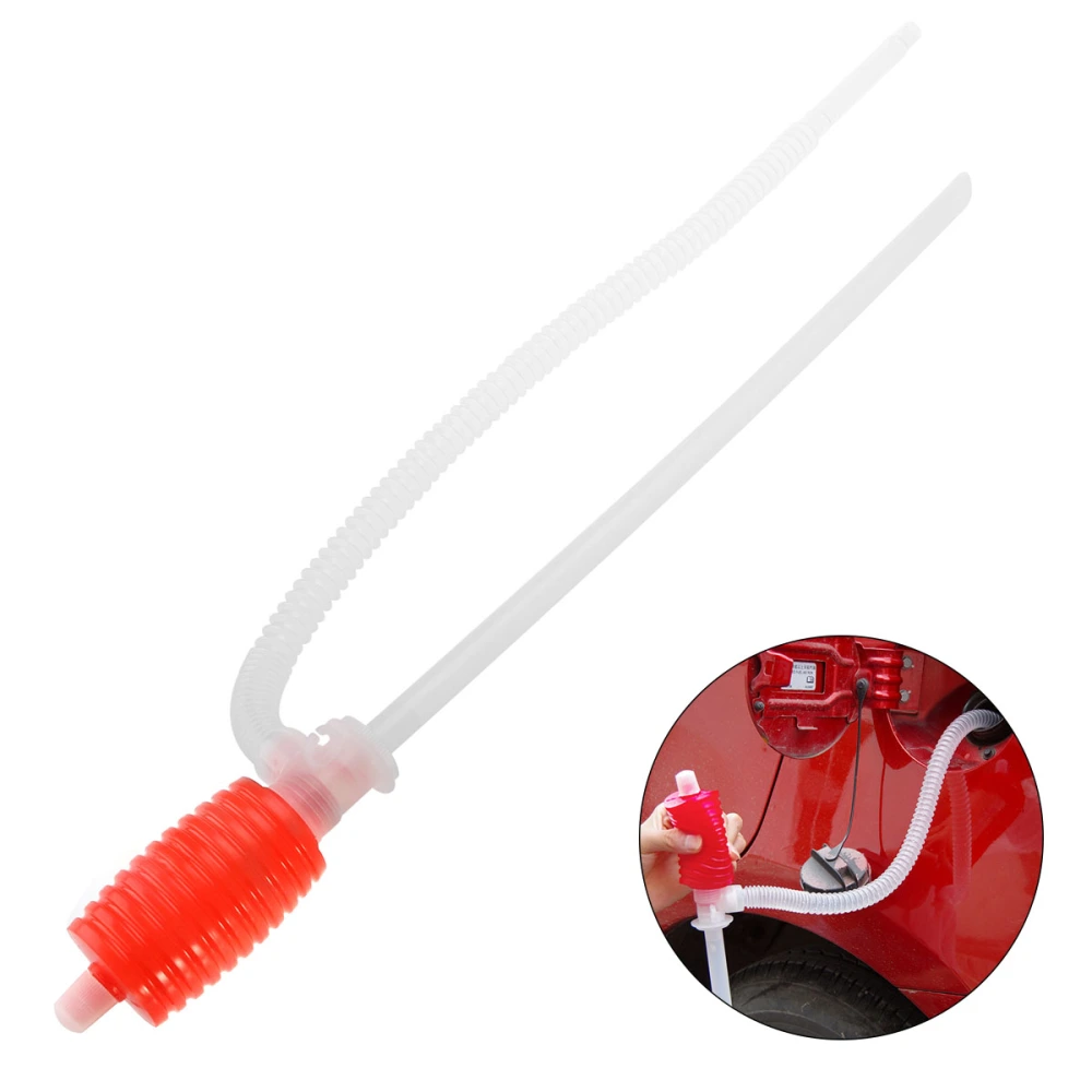 Siphon Manual Hand Liquid Transfer Pump Emergency Water Tank Oil Gas Drum for Car Auto