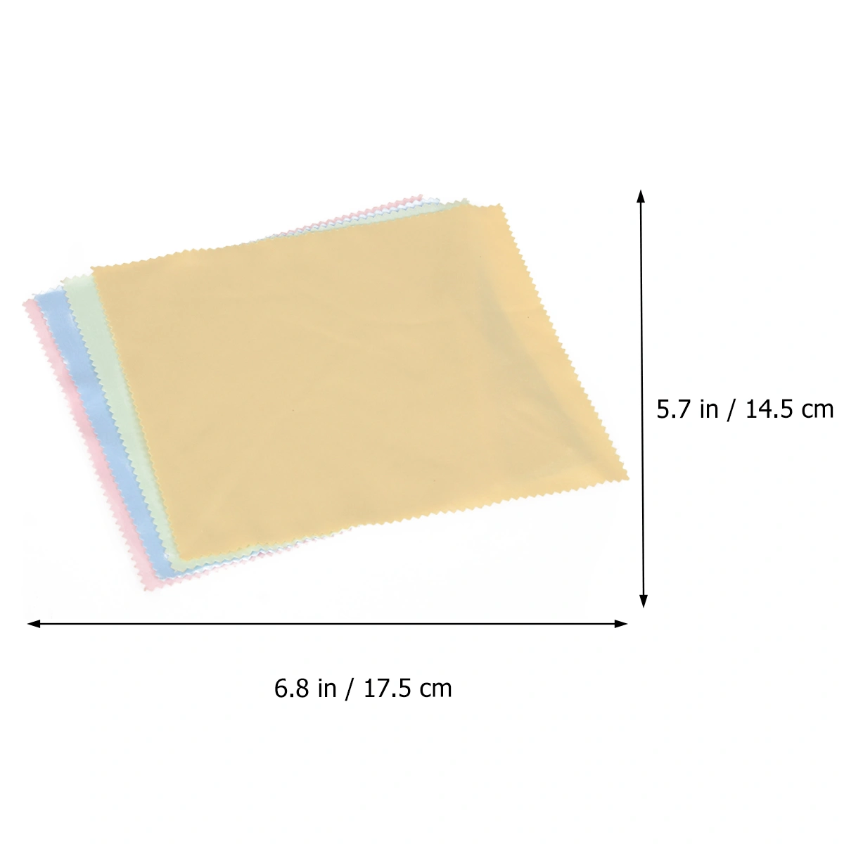 10pcs Microfiber Cleaning Cloths Screen Cleaning Towel for Smart Phones Laptops Tablets Lenses Camera (Assorted Color)
