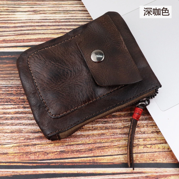 Retro Coin Bag Leather Coin Pouch Money Bag Mini Coin Pouch Decorative Small Coin Organizer