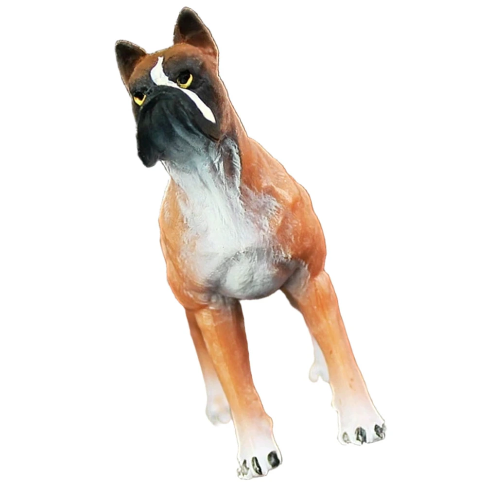 Tabletop Dog Figurine Adornment Standing Puppy Model Photography Dog Model Kids Dog Statue