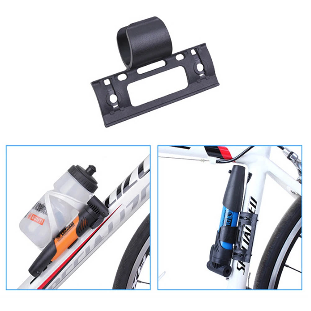 Mini Portable Bike Pump Handle Inflator High-Pressure Biking Mountain Tire Ball Pump Bike Accessories (Red)