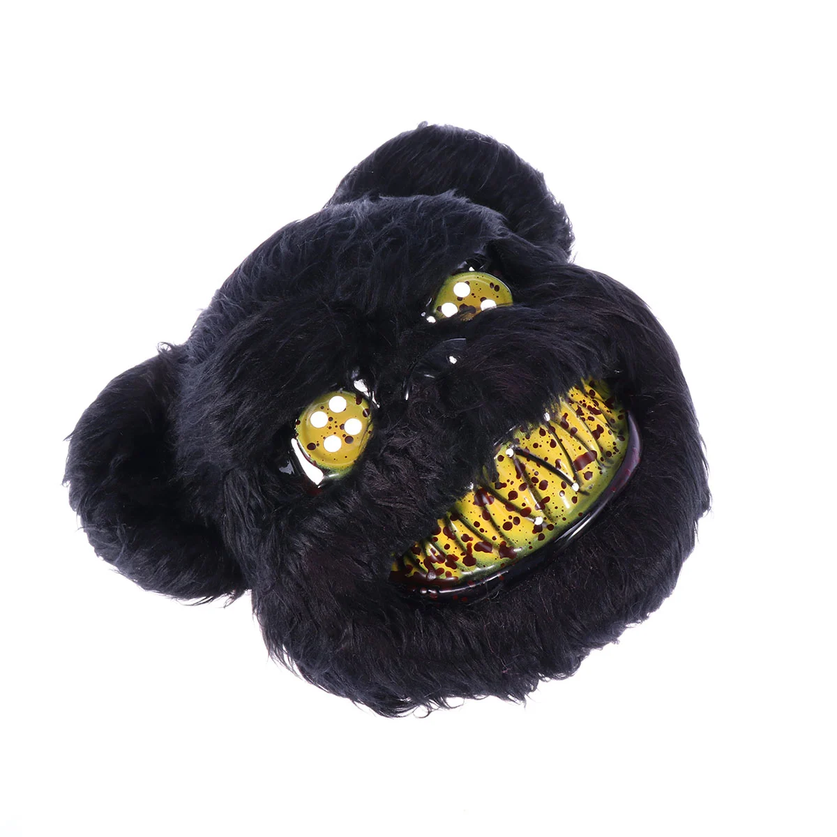 Halloween Party Mask Horror Bloody Black Bear Face Mask Scary Performance Prop Masquerade Bar Cosplay Party Favor