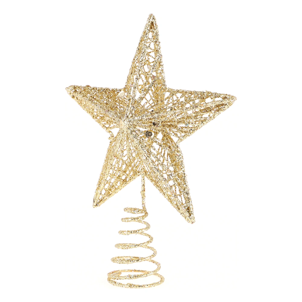 1Pc Exquisite Iron Art Christmas Tree Ornament Tree Star