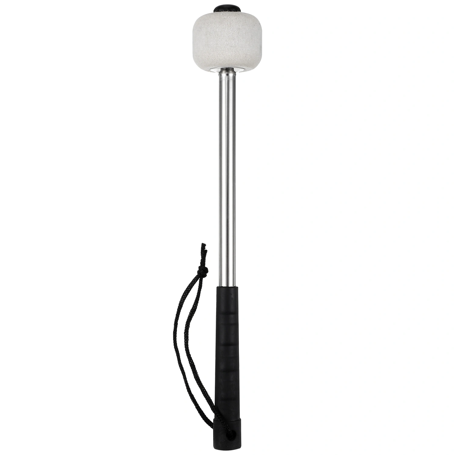 Bass Drum Beater Stainless Steel Handle Wool Felt Head Drum Mallet Percussion Instrument Accessory Drumstick