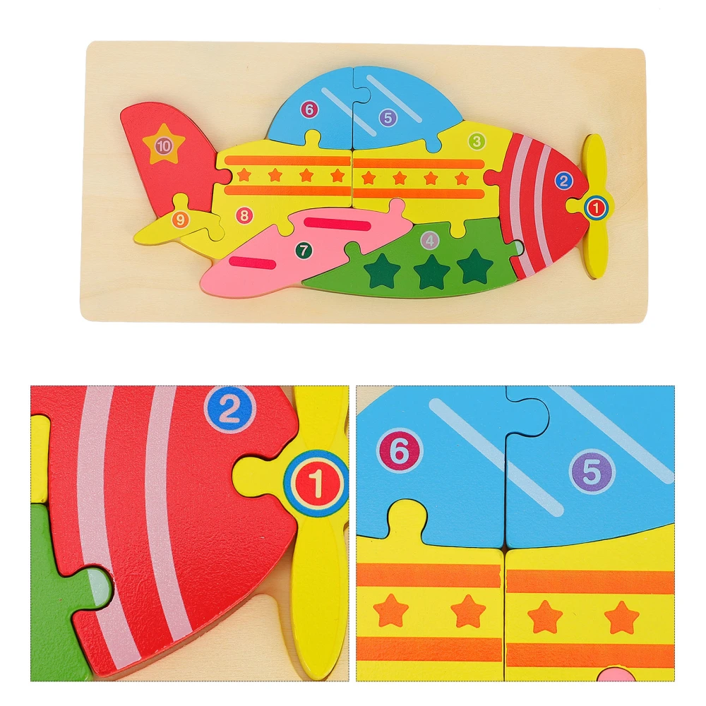 1 Set Cartoon Pattern Puzzle Toy Interesting 3D Puzzle Jigsaw Puzzle Toy for Kid