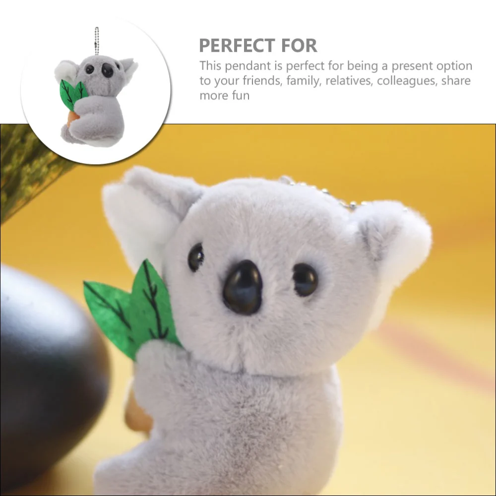 Koala Keychain Hanging Ornaments Koala Keychain Pendant Backpack Plush Doll Charms