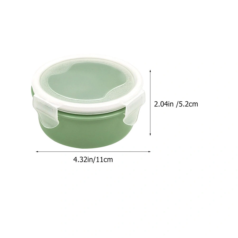 4pcs Freezer Food Boxes Fridge Vegetable Freezer Sealing Box Round Food Cases