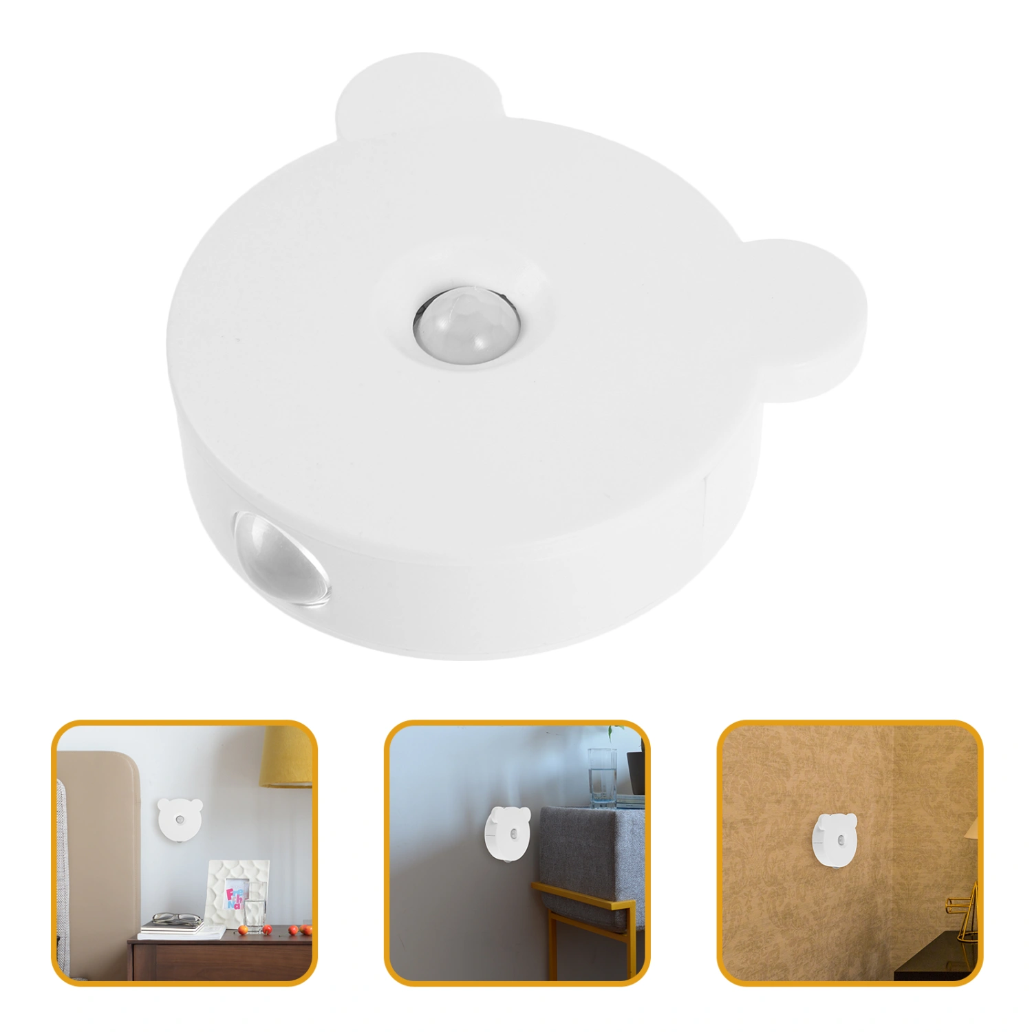 Motion Sensor Light Cute Night Light Small Night Lamp USB Rechargeable Night Light