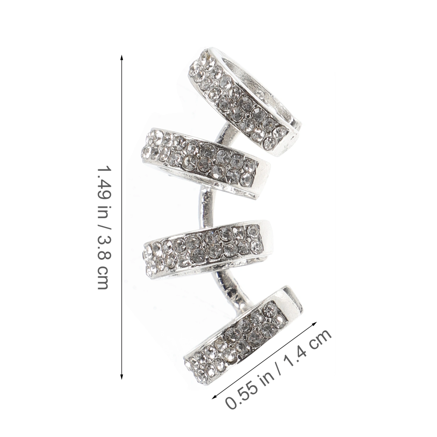 1 Pair Ear Clips Ear Cuff Simple Cuff Earrings No Piercing Earrings for Women Girls