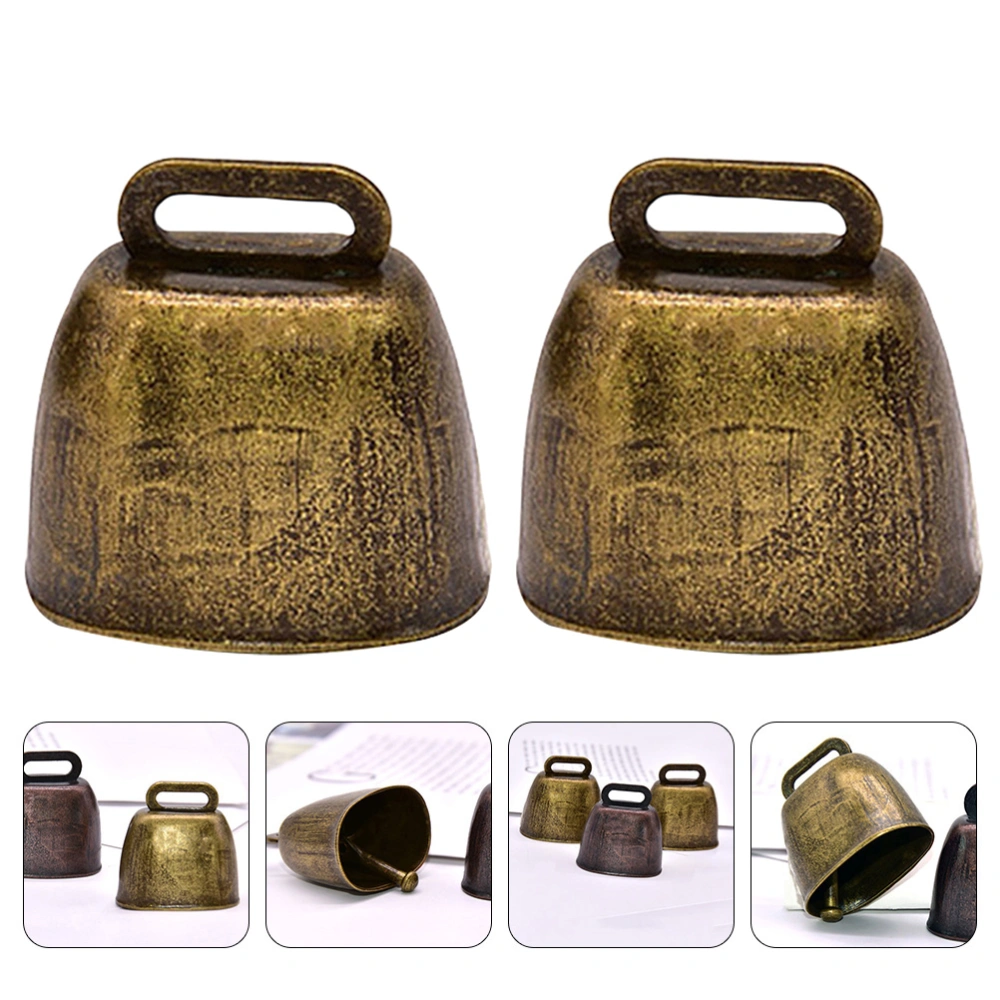 6pcs Metal Animal Bells Anti-lost Animal Bells Wear-resistant Cattle Bells Farming Accessories