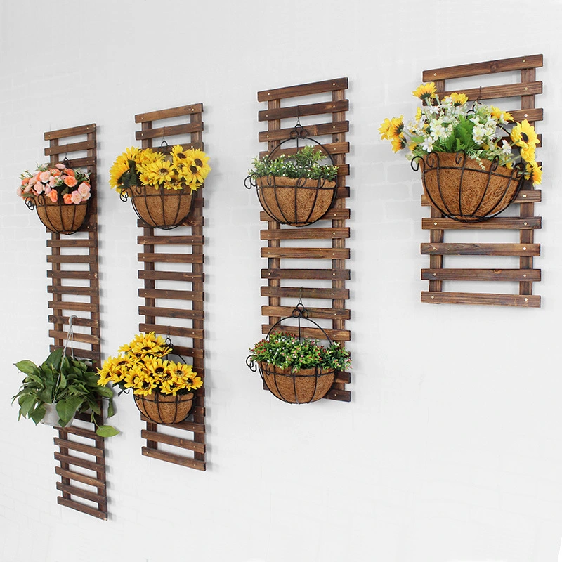 1 Set of Balcony Planter Ladder Wood Ladder Wood Rack Planter Stand Planter Wall Holder Planter Holder