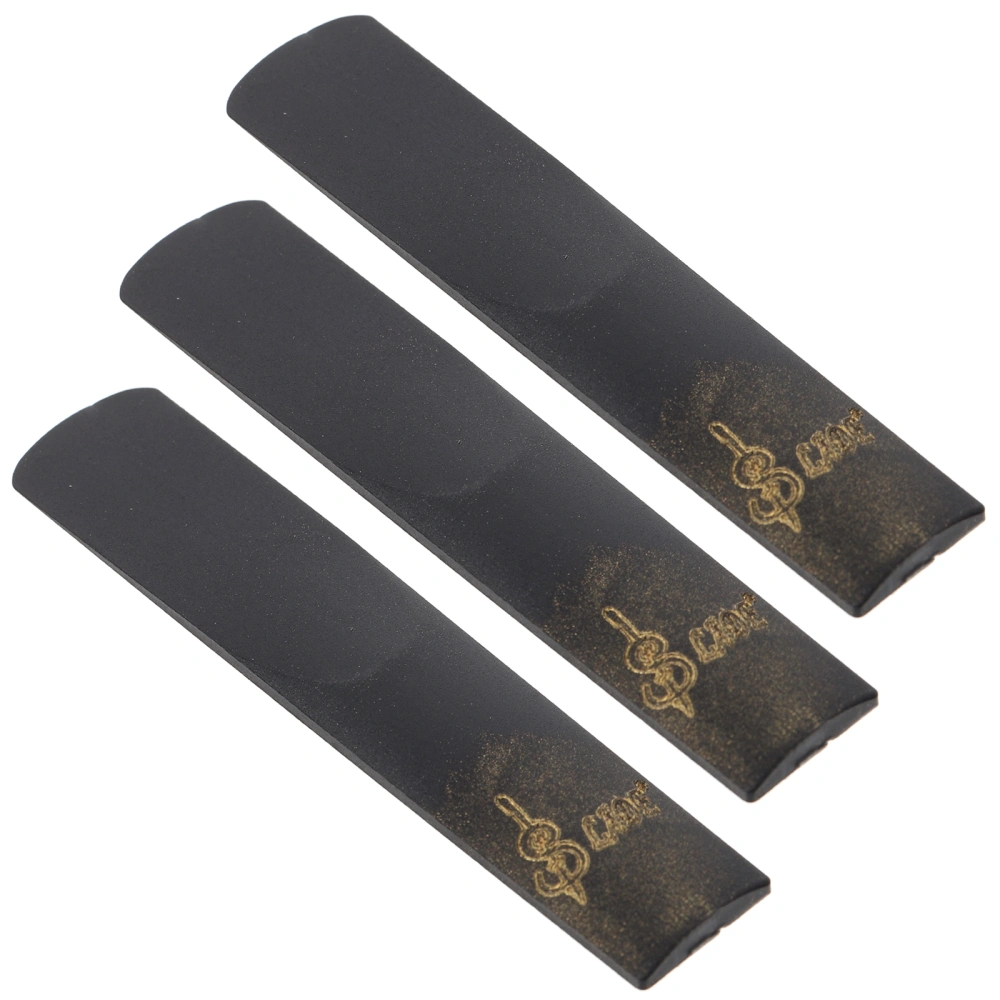 3pcs Clarinet Reeds Clarinet Accessories Resin Clarinet Reeds Replacement