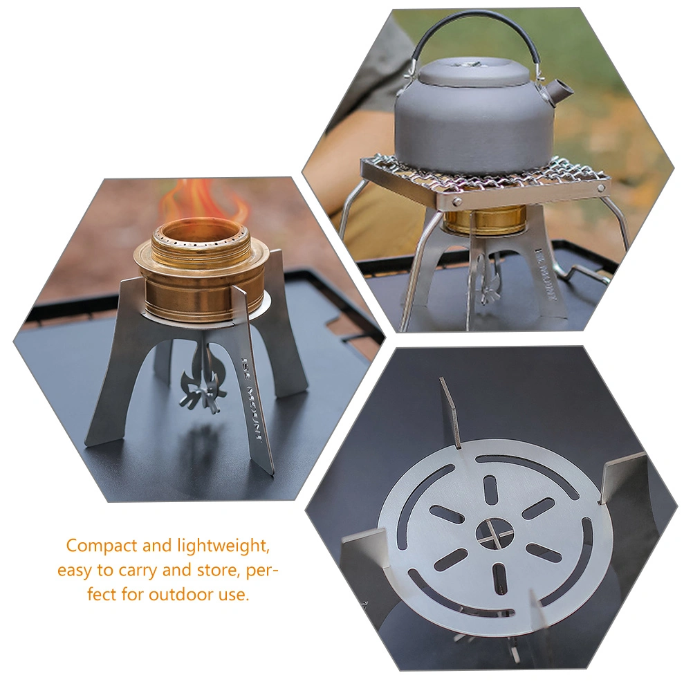 Stove Stand Outdoor Stove Rack Portable Stove Holder Bracket Camping Gadget