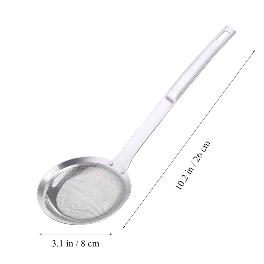 Stainless Steel Oil Filter Spoon Practical Soybean Milk Juice Strainer