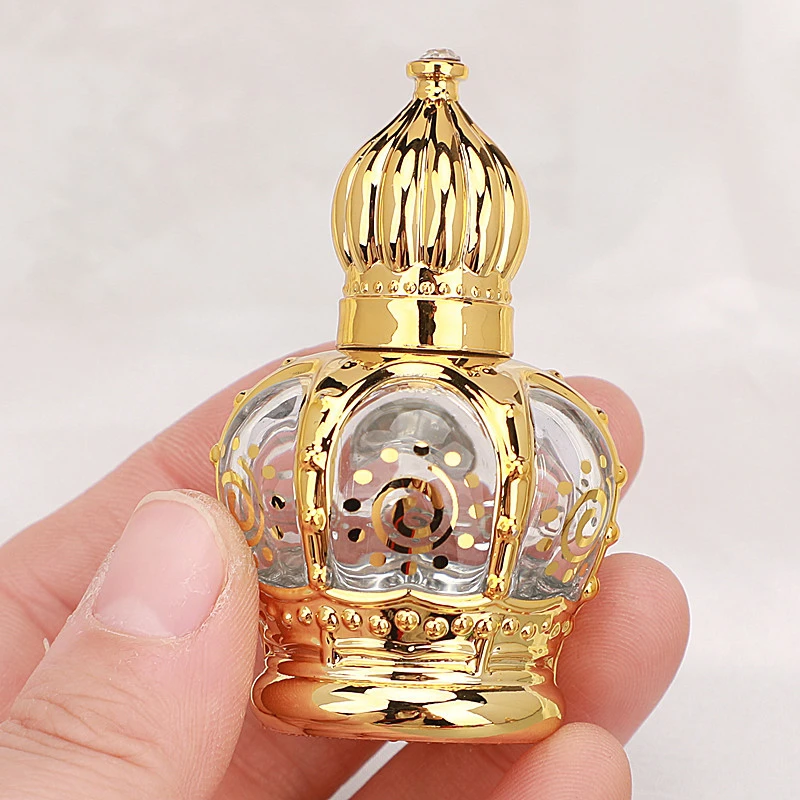 4pcs Glass Perfume Bottles Vintage Perfume Bottles Aroma Bottles Perfume Refillable Containers 15ml