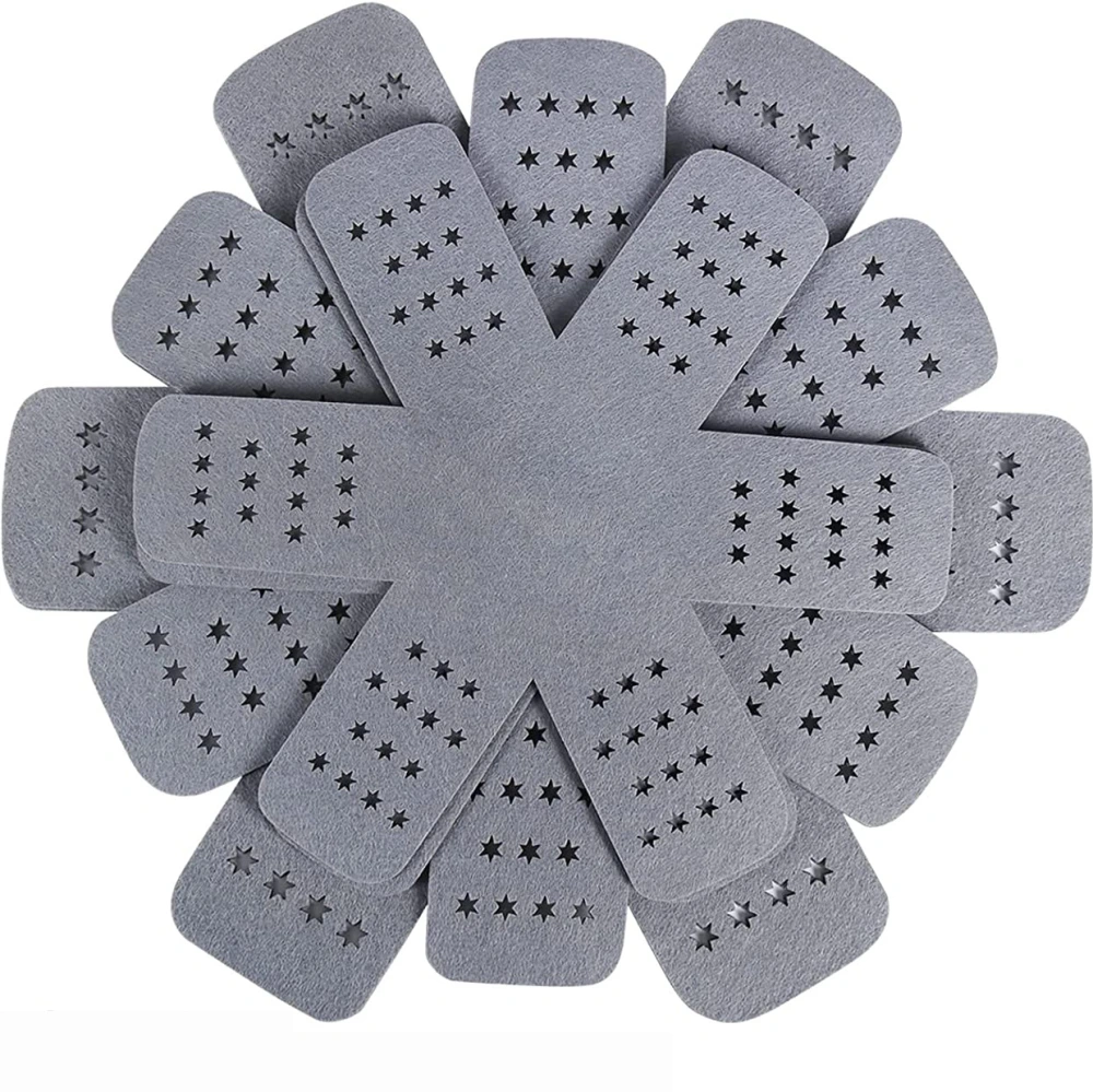 5pcs Felt Pan Mats Pot and Pan Protectors Pot Separator For Stacking Pan Protector