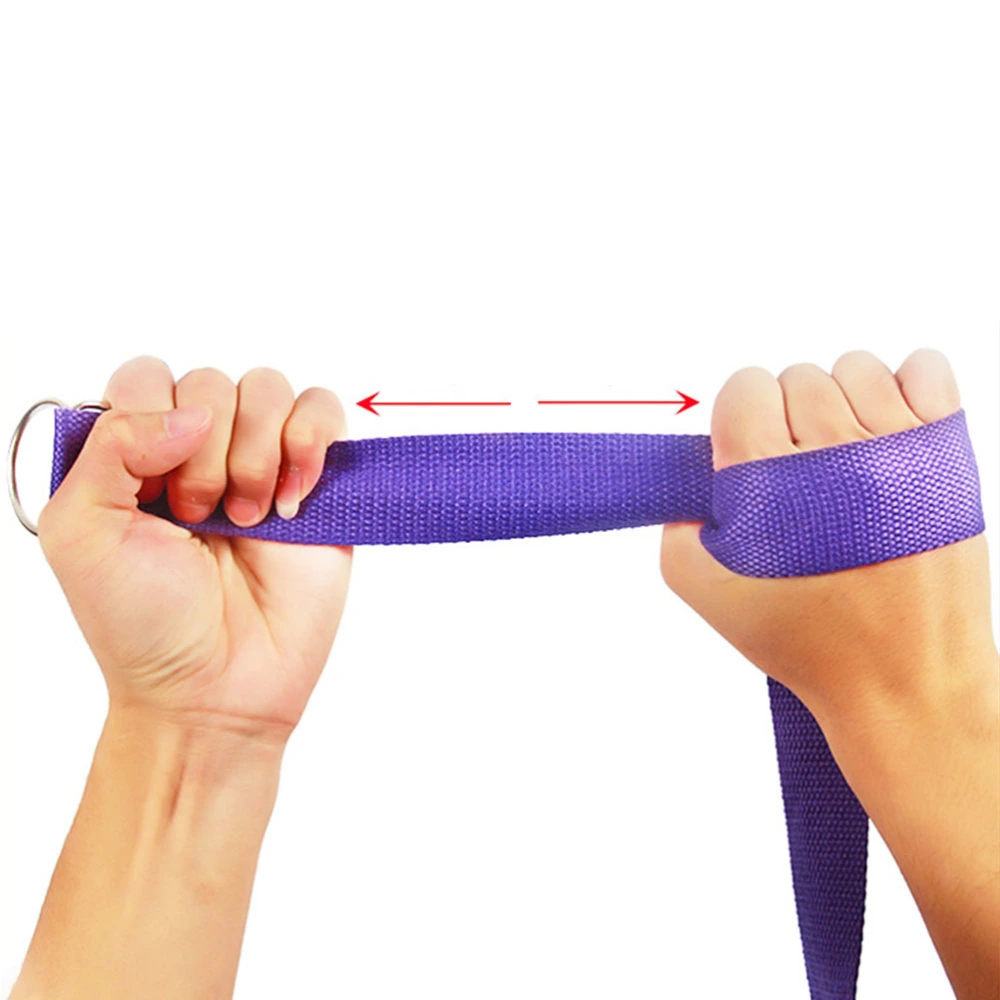 2pcs Body Shape Elastic Stretch Band Fitness Yoga Stretch Band Excercise Strap Sports Stretch Band (Dark Purple)