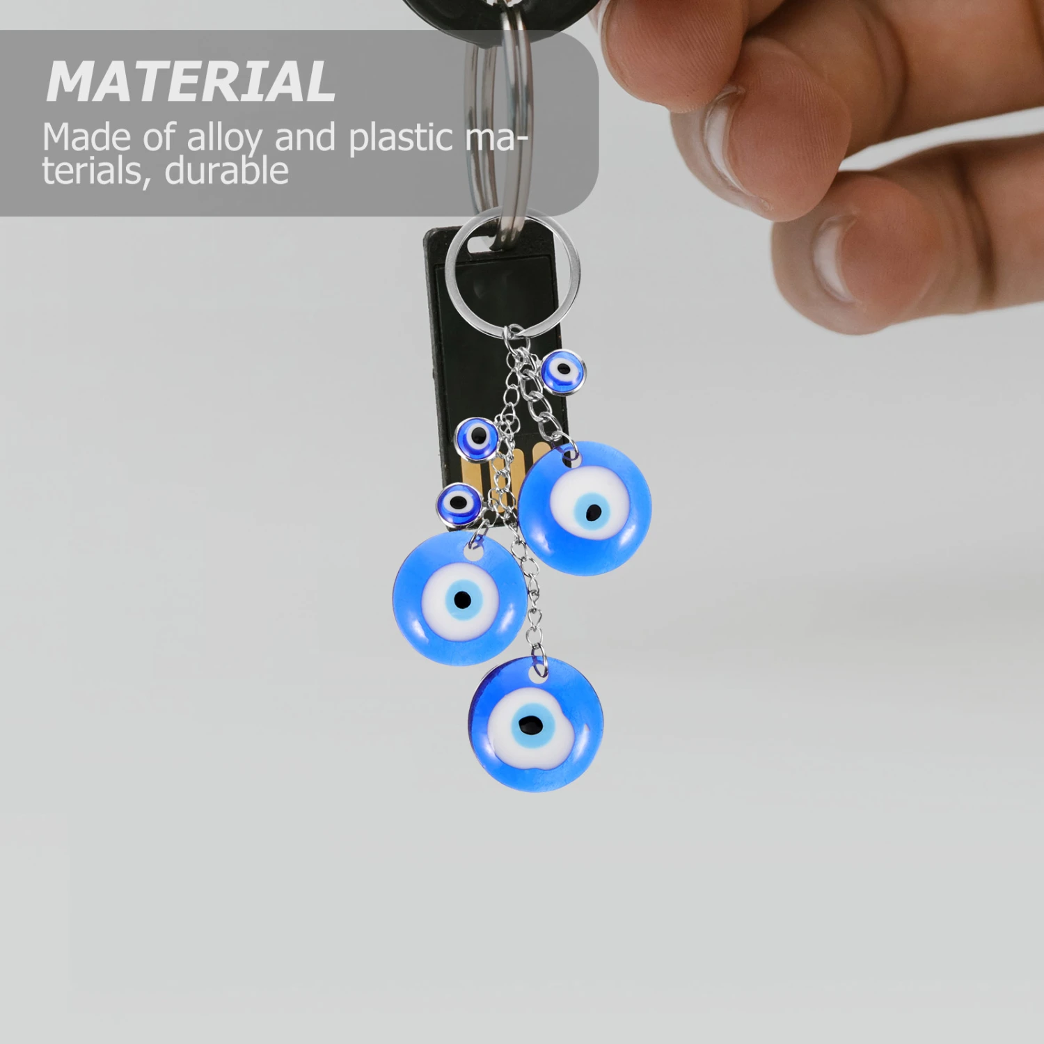 Evil Eye Keychain Bag Key Ring Key Holder Beaded Key Chain Decoration Accessory