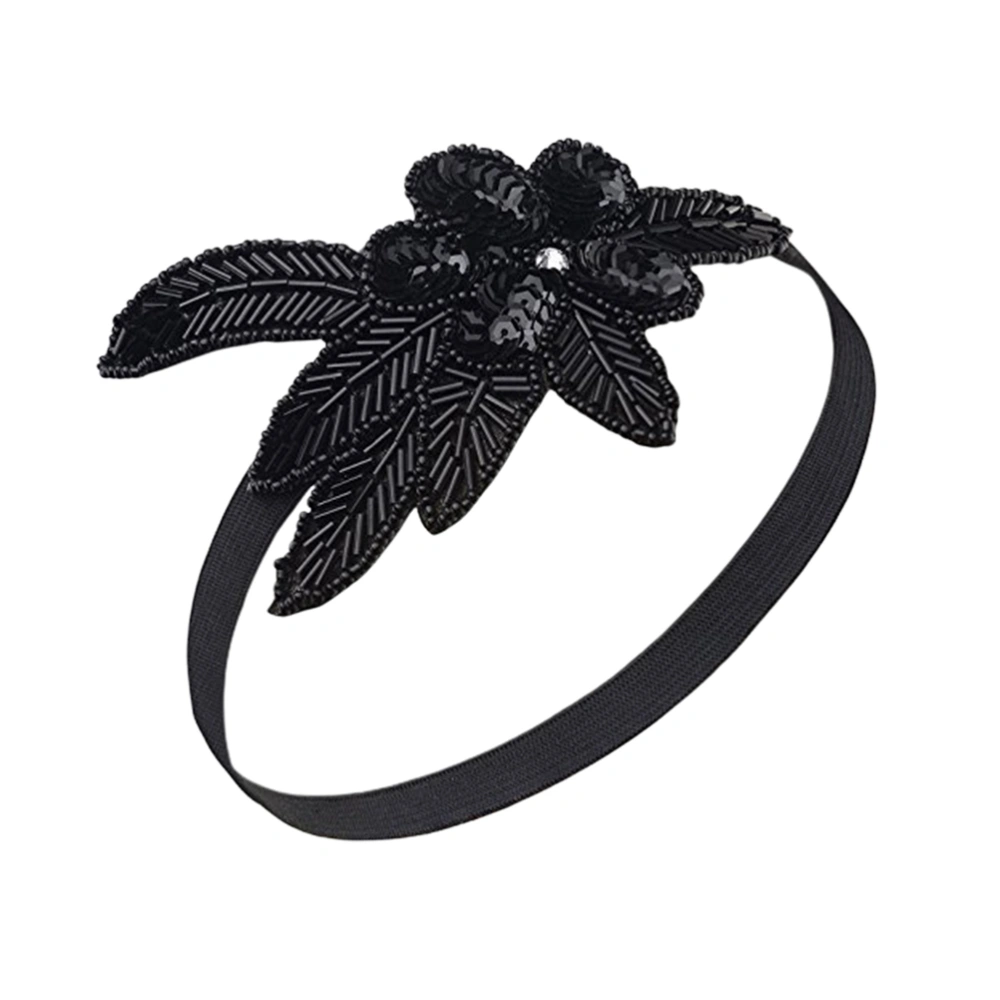 Creative Hair Fashion Black Sequin Headband Party Hair Hair Accessories for Women Girl