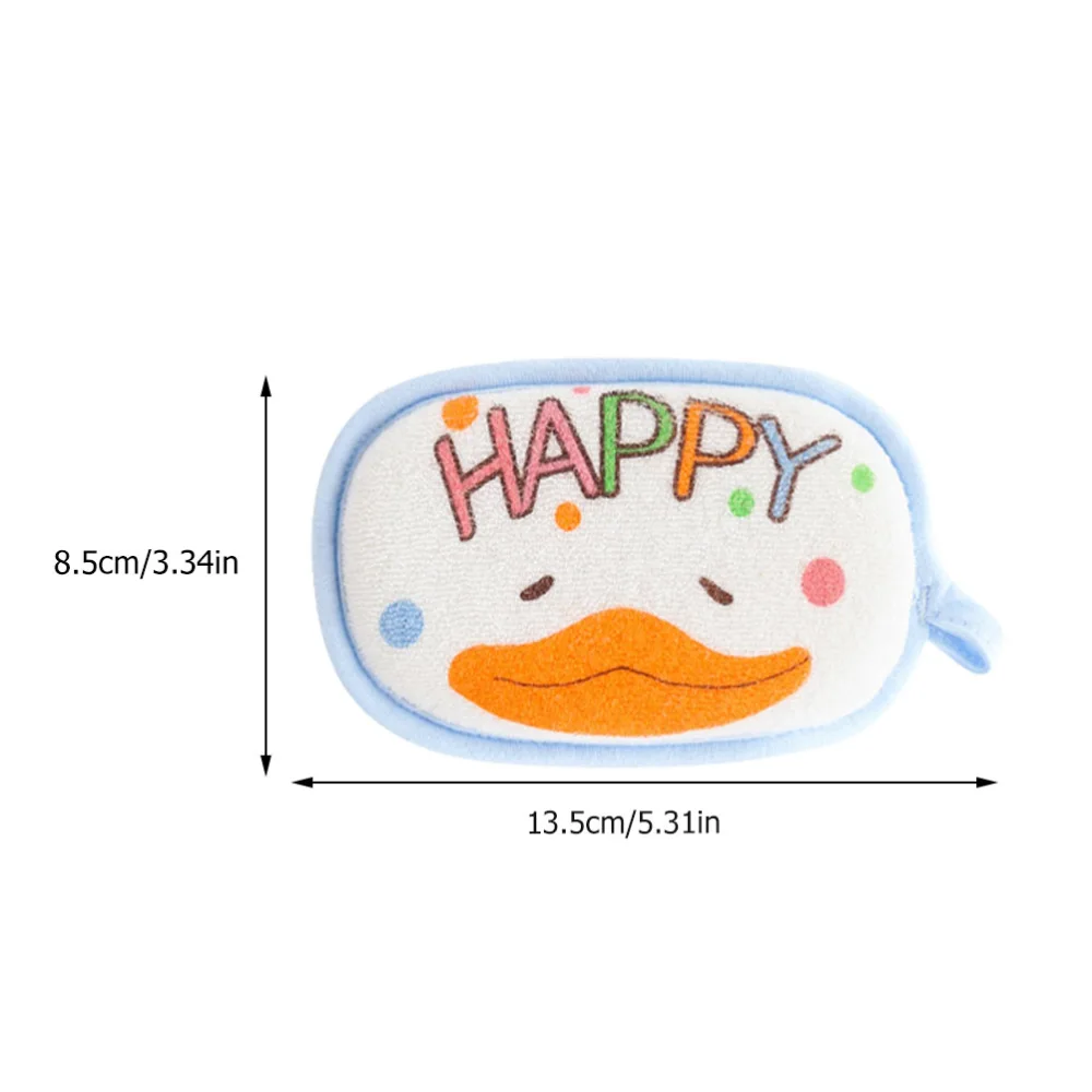 3pcs Baby Cartoon Bath Cleaning Towels Kids Bath Body Cleaning Scrubbers