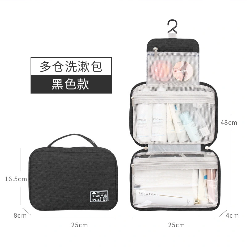 Dry and Wet Separation Toiletry Bag Hanging Toiletries Bag Travelling Makeup Bag