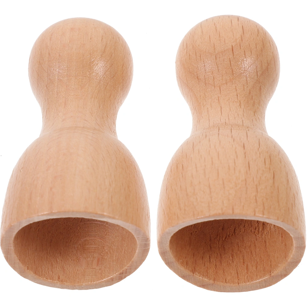 2pcs Professional Massaging Tool Wooden Sculpting Tool Body Massager Home Accessory