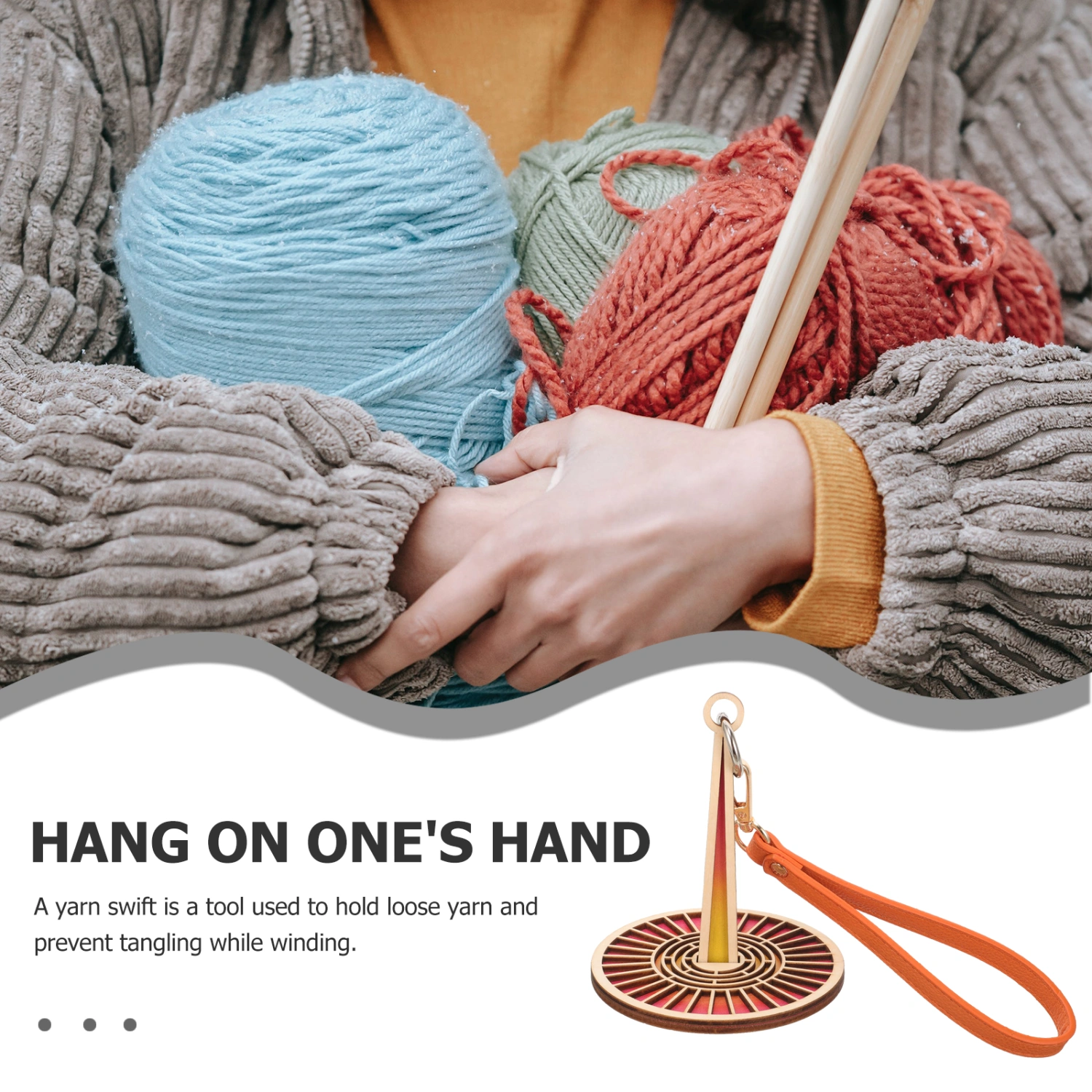 1 Set  Yarn Holder Professional Yarn Swift Essential Yarn Winder Yarn Accessory