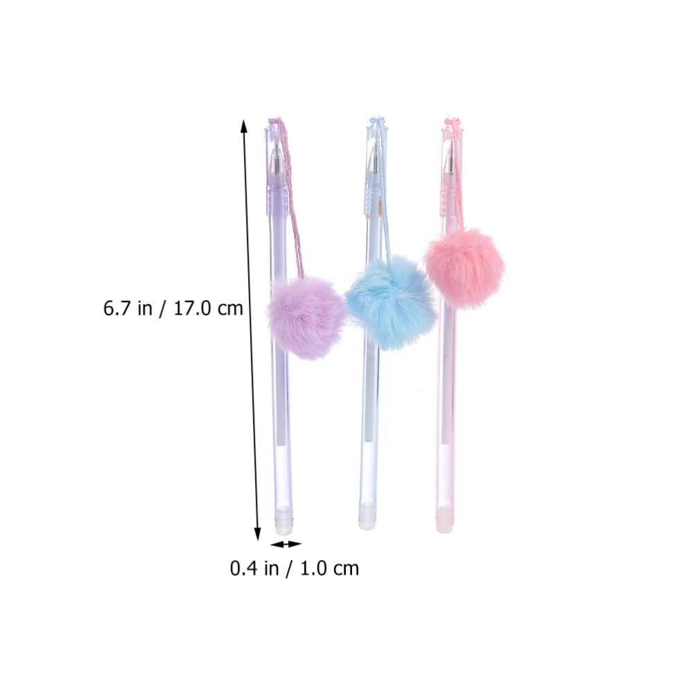 10 Pcs Cartoon  Gel Pen Roller Pen Practical Rollerball Pen with Pendant