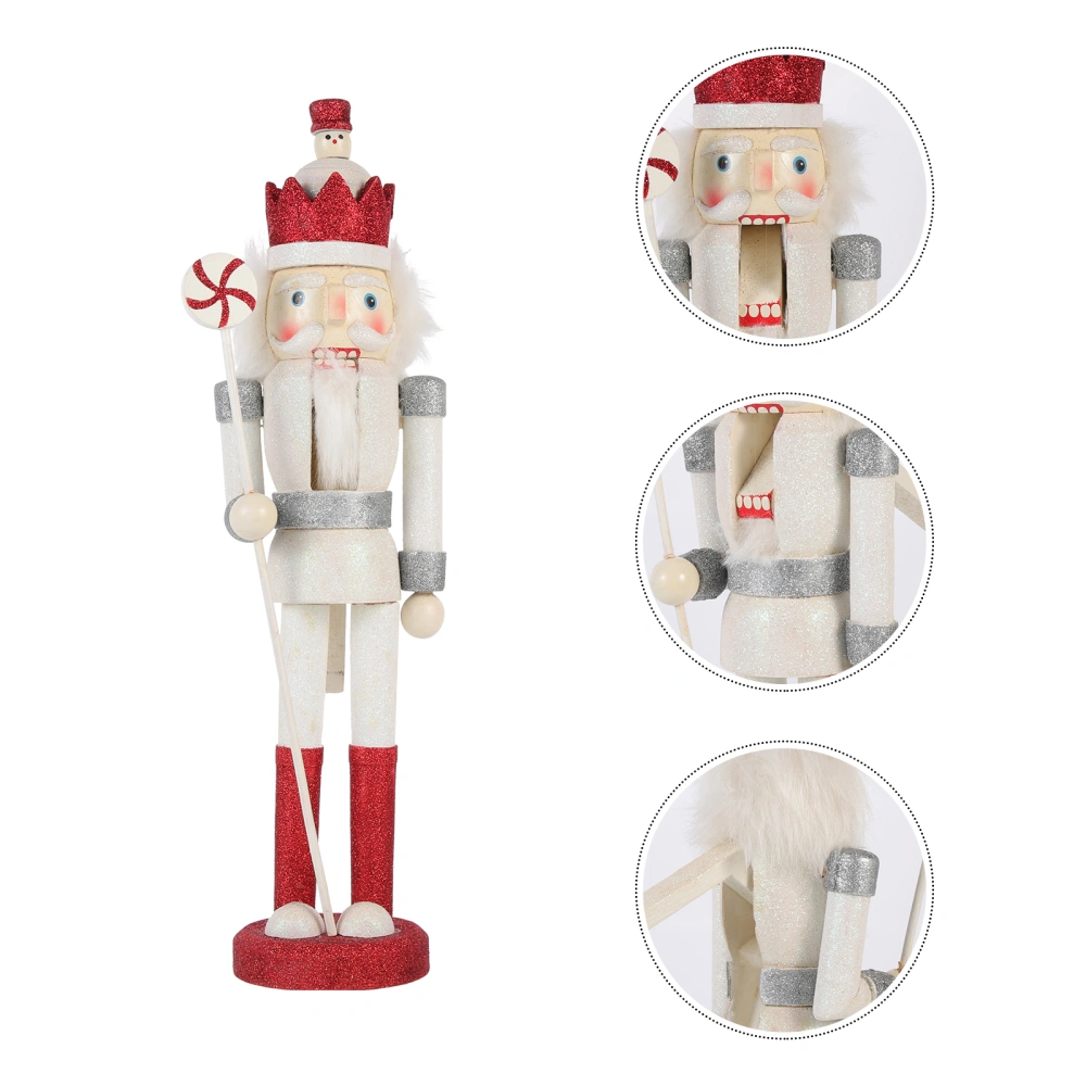 Nutcracker Soldier Decor Christmas Nutcracker Figure Wooden Nutcracker Soldier