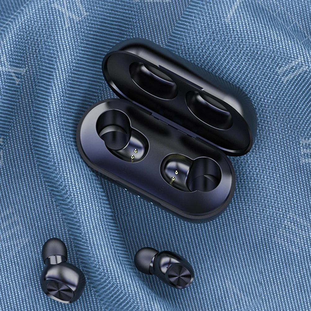 5.0 B5 TWS Wireless Waterproof Headphones Wireless Stereo In-Ear Headphones Outdoor Portable Earphones Black