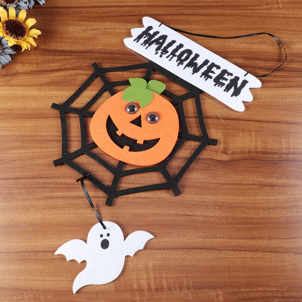 Halloween Pendant Spiderweb Halloween Theme Cartoon Door Display Window Hanging Pendant Party Props for Haunted House Bar