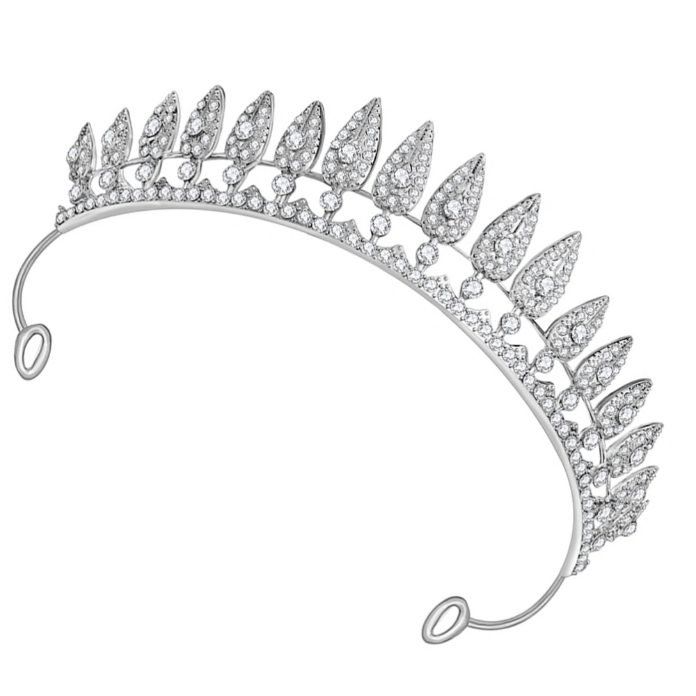 Bride Headdress Crown Hair Clasp Delicate Headband Crown Hair