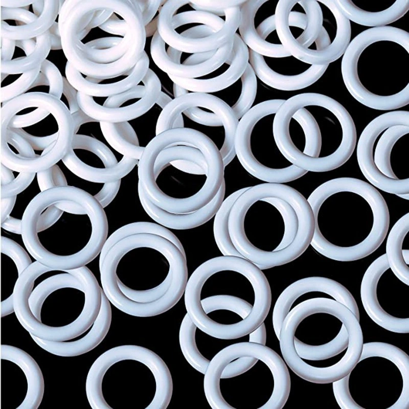 100pcs Curtain Grommet Curtain Ring Eyelets Plastic Grommet for Window Drapery