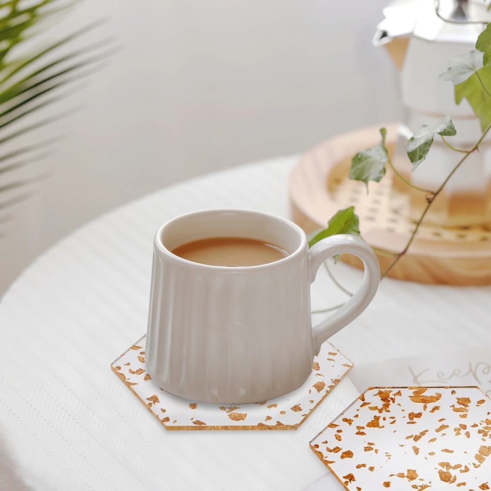 3pcs Household Coasters Coffee Cup Coasters Desktop Acrylic Placemat Nordic Style Cup Mat