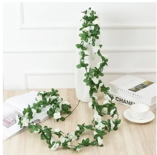 Simulation Rose Garland Rose Vine Artificial Rose Garland Fake Rose Vine Fake Floral Garland