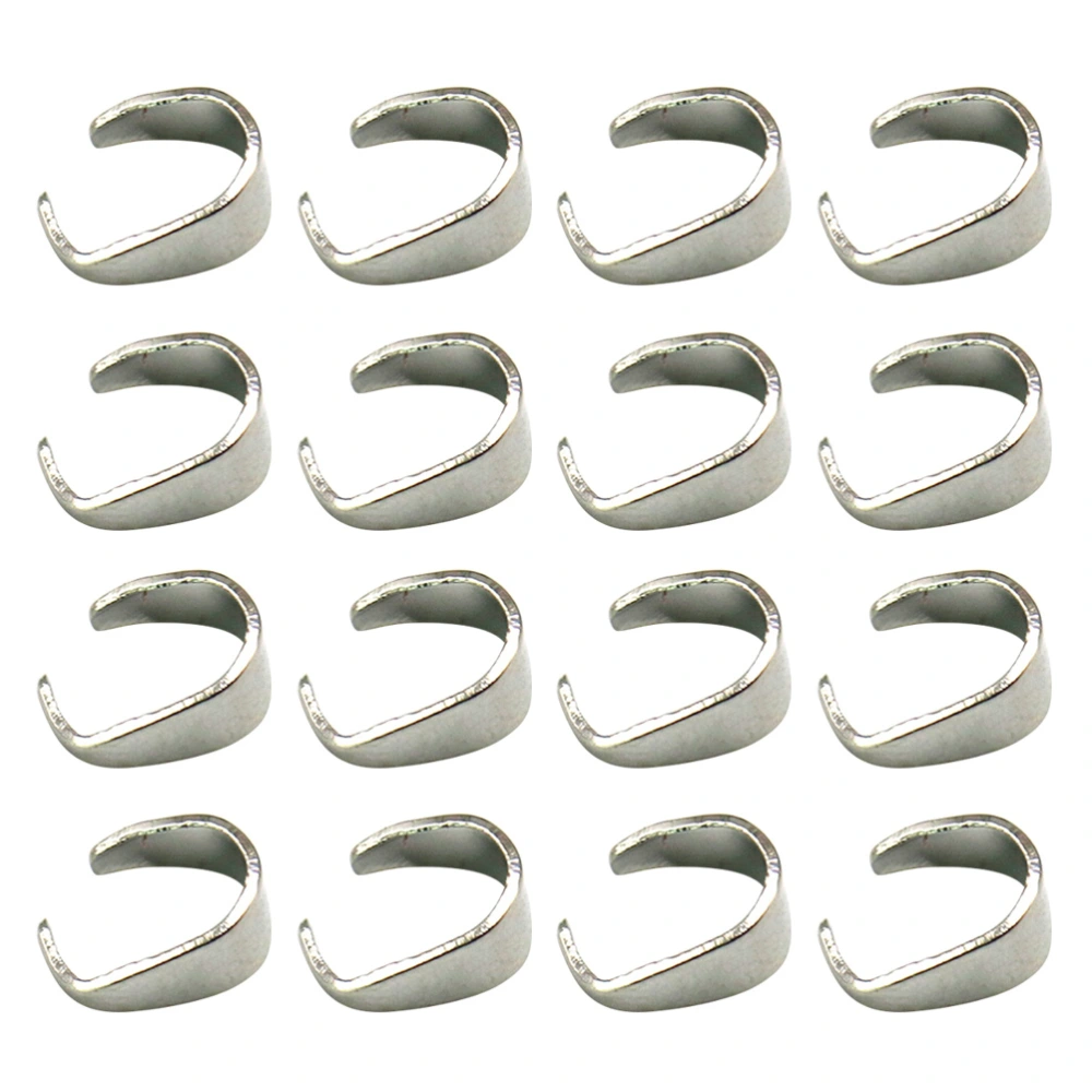 100pcs Alloy Necklace Clasps Connection Clasp DIY Jewelry Making Accessory for Anklet Bracelet Antique Silver