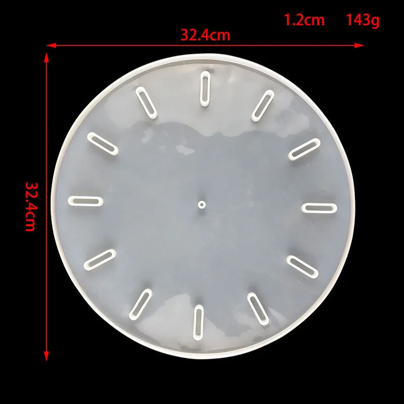 Clock Silicone Mold Diy Clock Mold Round Clock Epoxy Mold Clock Silicone Mould