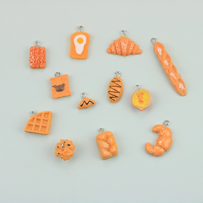 12Pcs Food Charms Keychain Charms Jewelry Making Charms Food Charms Resin Food Charms