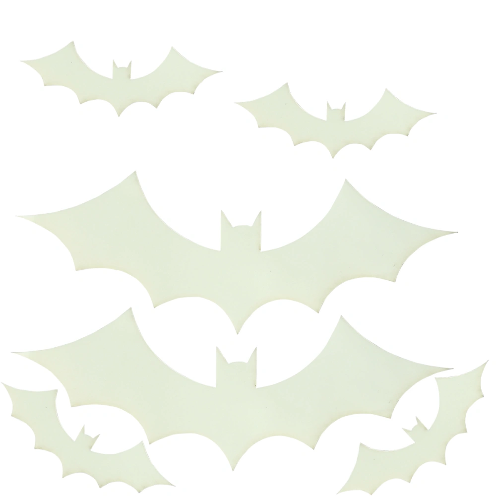 23PCS Wall Decals Halloween Decorations Glow in the Dark Spooky Wall Stickers for Halloween Party Kids Home Room Decoration (bat)