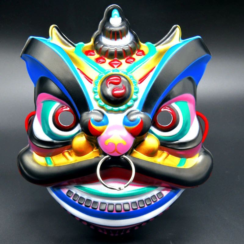 Dancing Lion Mask Chinese Style Lion Mask Party Cosplay Mask Funny Mask for Stage Performance