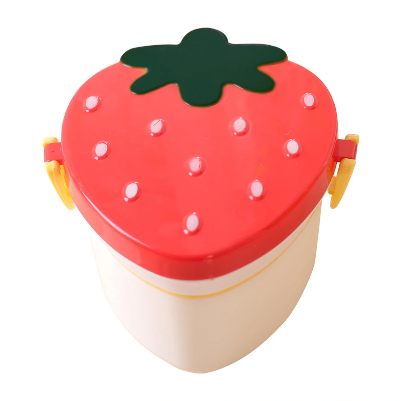 Strawberry Shape Food Box Multi-function Bento Box Leak-proof Food Storage Container Food Supply