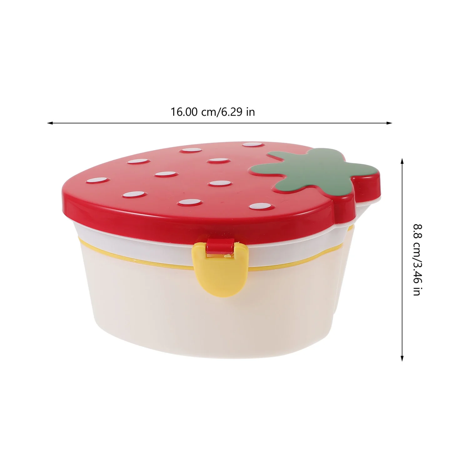 Strawberry Shape Food Box Multi-function Bento Box Leak-proof Food Storage Container Food Supply