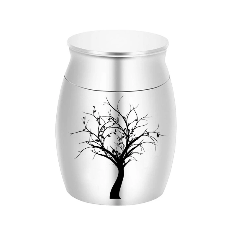 Metal Pet Urn Metal Memorial Pet Cremation Urn for Dog Cat Ashes Funeral Keepsake Urn