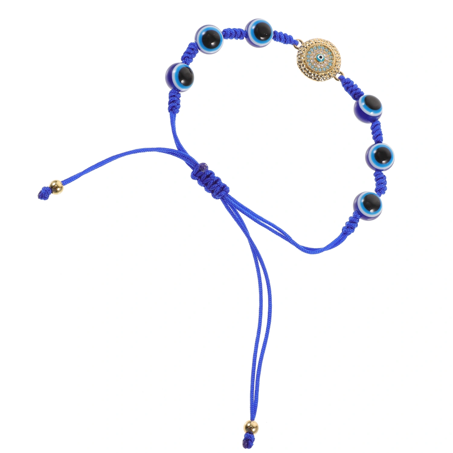 Evil Eye Beaded Bracelet Evil Eye Beads String Rope Braid Bracelet Women Hand Chain